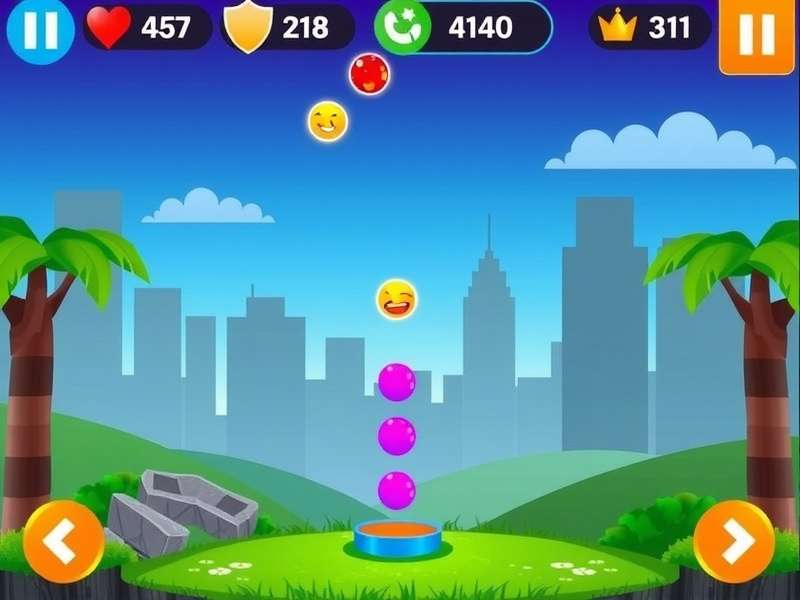 Bounce Score India Gameplay Screenshot